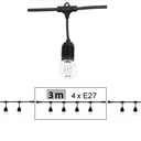 8606-G34 - Guirl. 6m 8xE27/A60 Fil 1700K