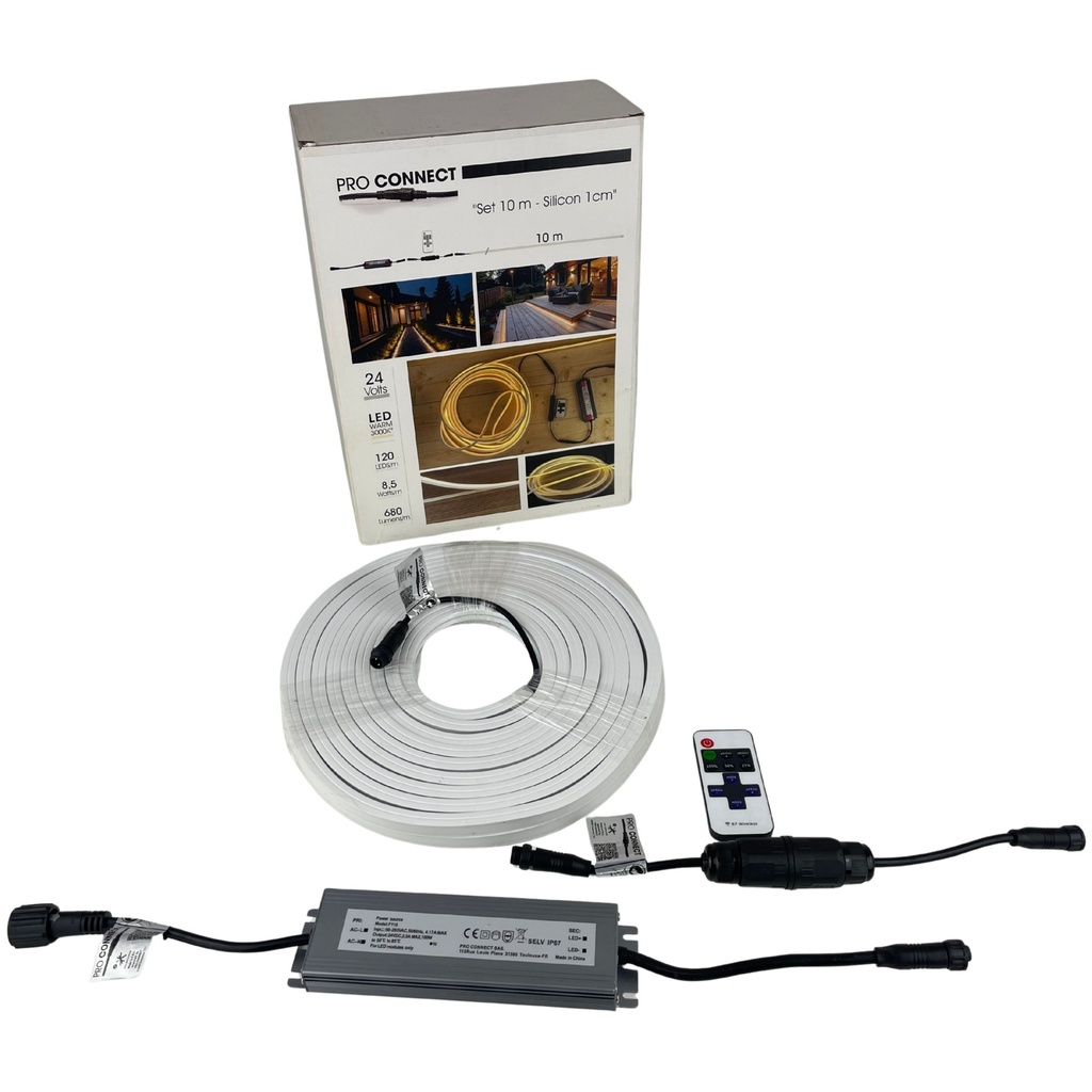 Kit Bandeau LED Silicone 10 m