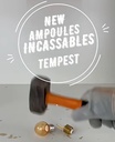 6 Ampoules Incassable TEMPEST E27/G55 Fil. LED 1W 1700K - Antic (Soit 2.95€/pc)