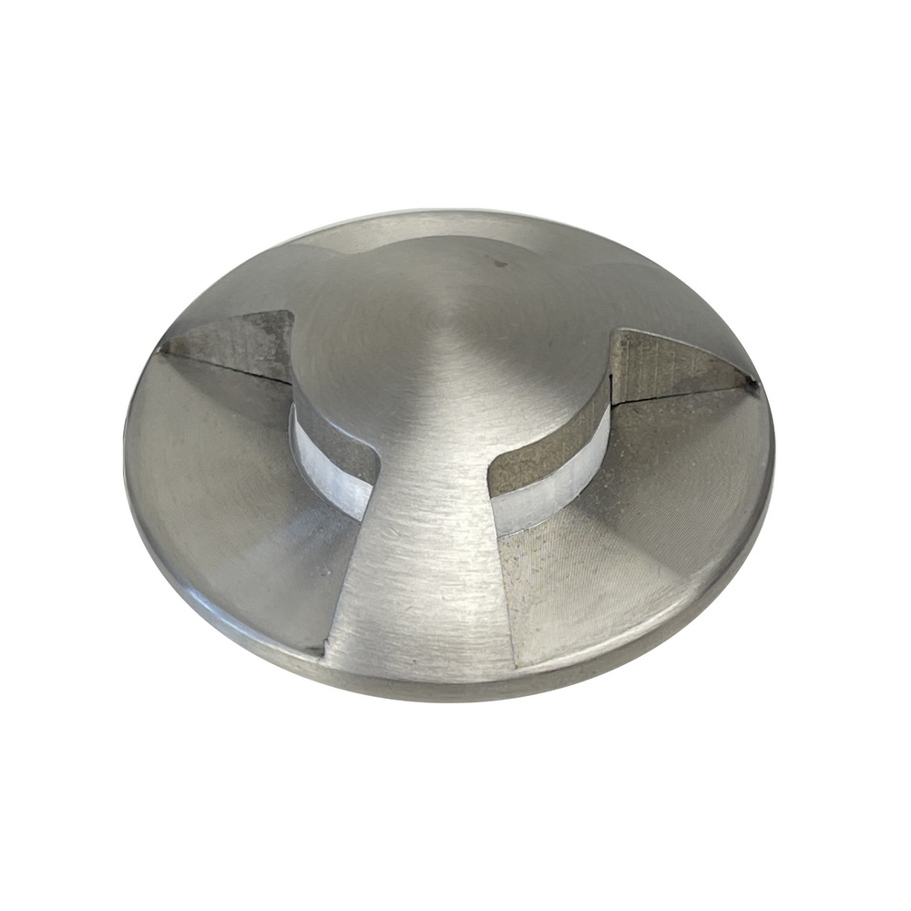 2646-D403 - Encastré béton Ø 52mm 3W 3000°K - Top INOX 3 fenêtres