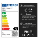 3316 - Projecteur PROXI 30 sur piquet - 3W - 3000°K