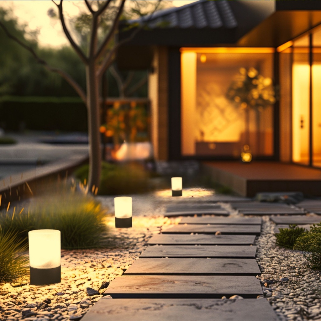 4233 - Borne Noire Ø 11,4cm + Piquet Ht 40cm