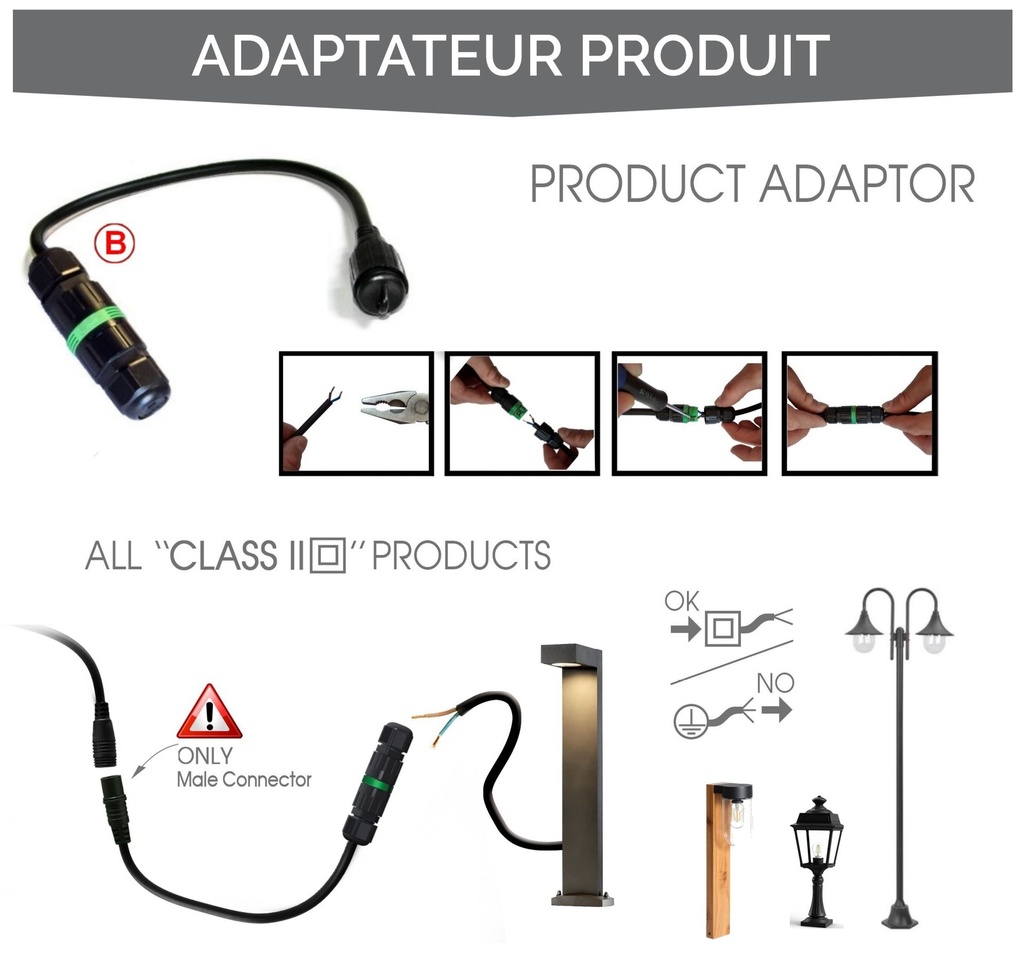 0450 - Adaptateur Produit Entrée/mâle