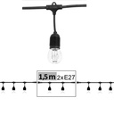 8602-G34 - Guirl. 1,5m 2xE27/A60 Fil 1700K