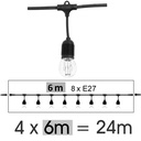 8624-G34 - Guirl. 24m 32xE27/A60 Fil 1700K