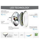 B426 - MR20/GU10 DIM 3000K 320Lm 4W