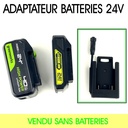F500 - Adaptateur pour Batteries 24 V type Electroportatif