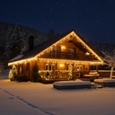 9510 - EXTENSION - Guirlande 30 LEDS (Fixe) - 3 m - Fil Noir - Blanc Chaud 2200°k