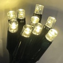 9520 - EXTENSION - Guirlande 60 LEDS (Fixe) - 6 m - Fil Noir - Blanc Chaud 2200°k