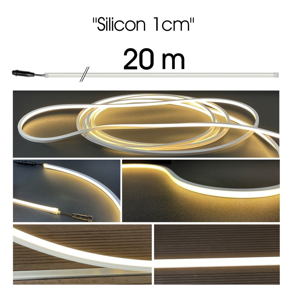 1186 - Bandeau Lumineux Silicone - 20 m (in)