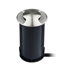 2646-D402 - Faretto da incasso in cemento Ø 52mm 3W 3000°K - Top INOX 2 finestre