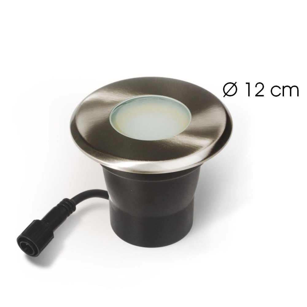 Spot à encastrer bois Ø12cm 3000°K