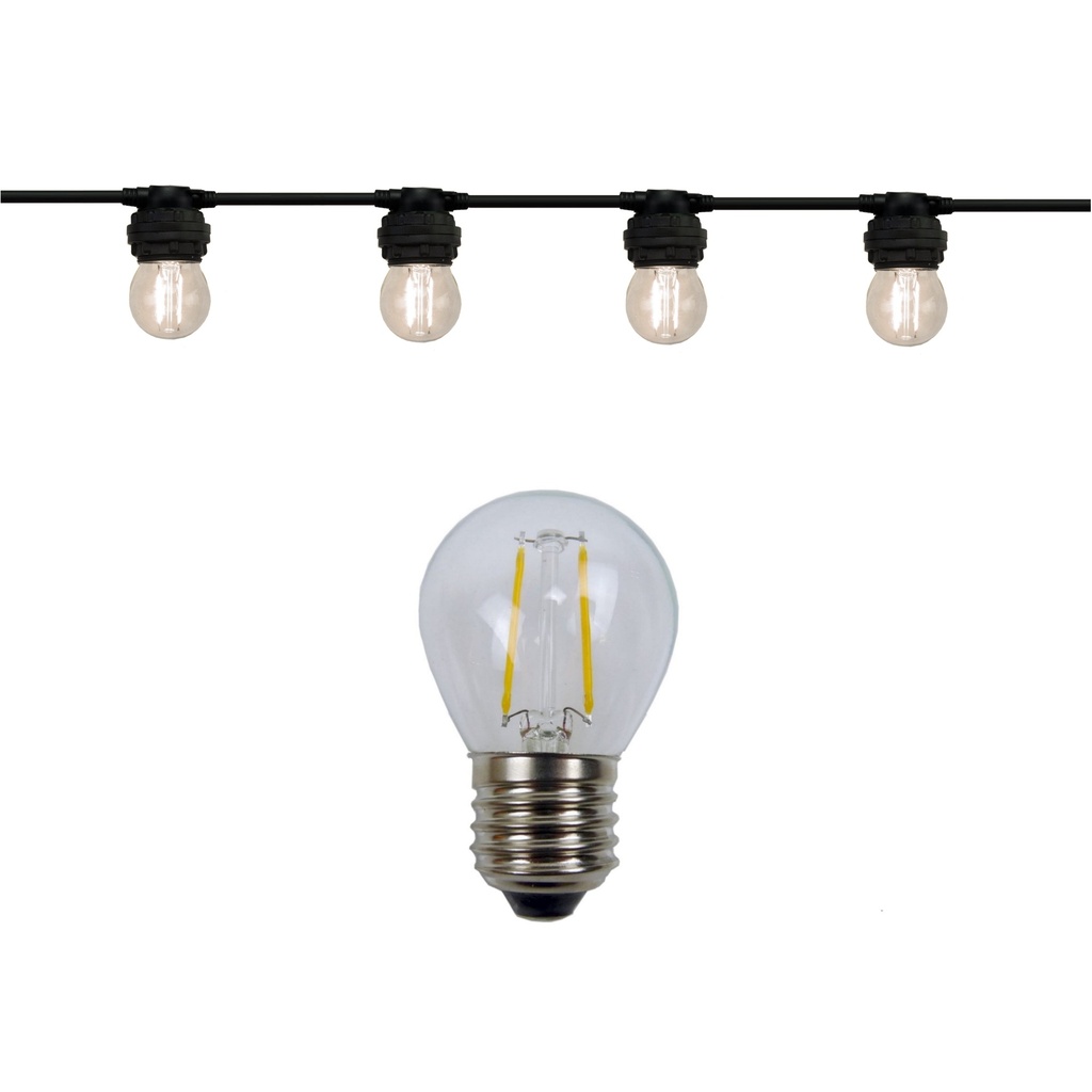8512-G40 - Guirl. 12m 24xE27/G45 Fil 3000K