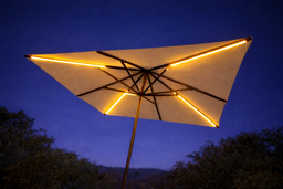 [1014] Kit Eclairage Parasols PRO : 4x Bandeau LED 1.1m (4x750 Lumens)