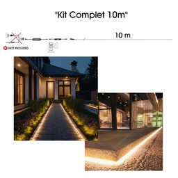 [1064] 1064 - Kit de tiras de luces de silicona de 10 m