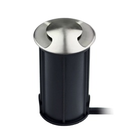 [2646-D402] 2646-D402 - Betonnen inbouwspot Ø 52mm 3W 3000°K - Boven RVS 2 ramen