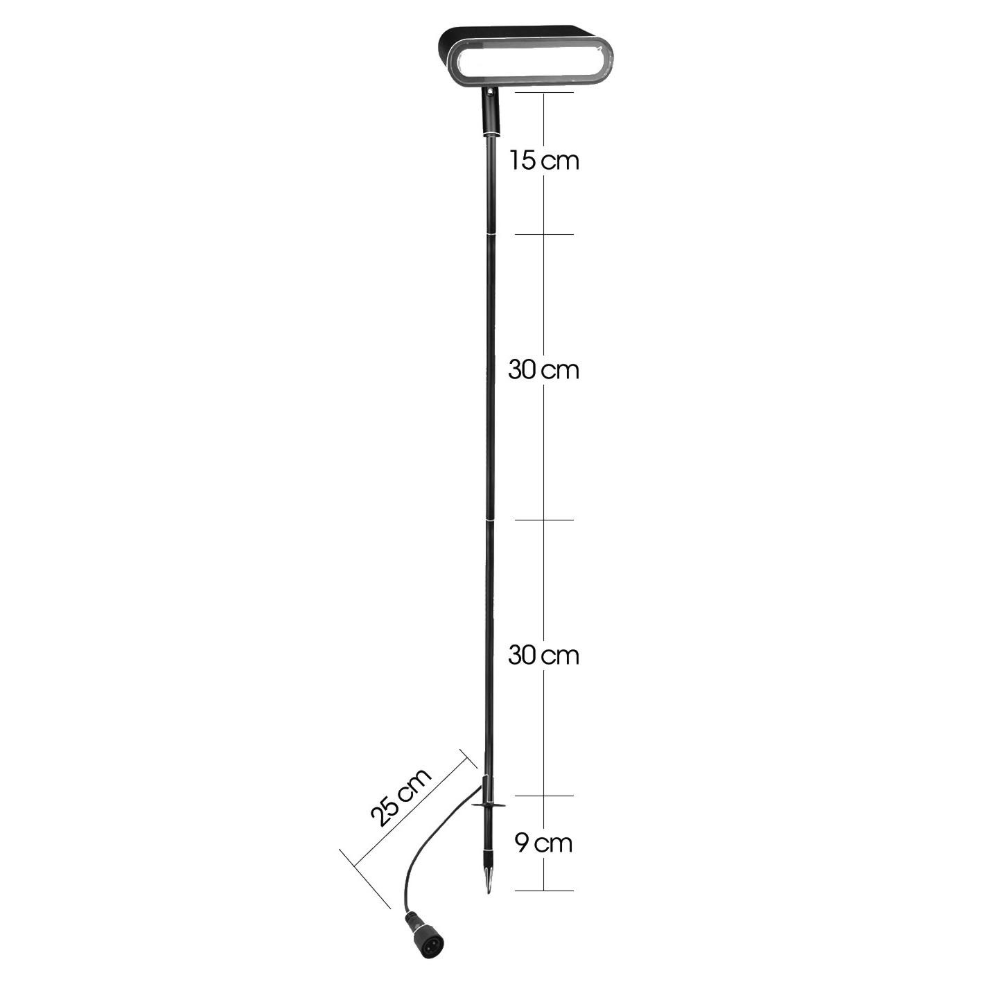[4035] 4035 - Eclairage Massif h80 cm Diffuseur Horizontal