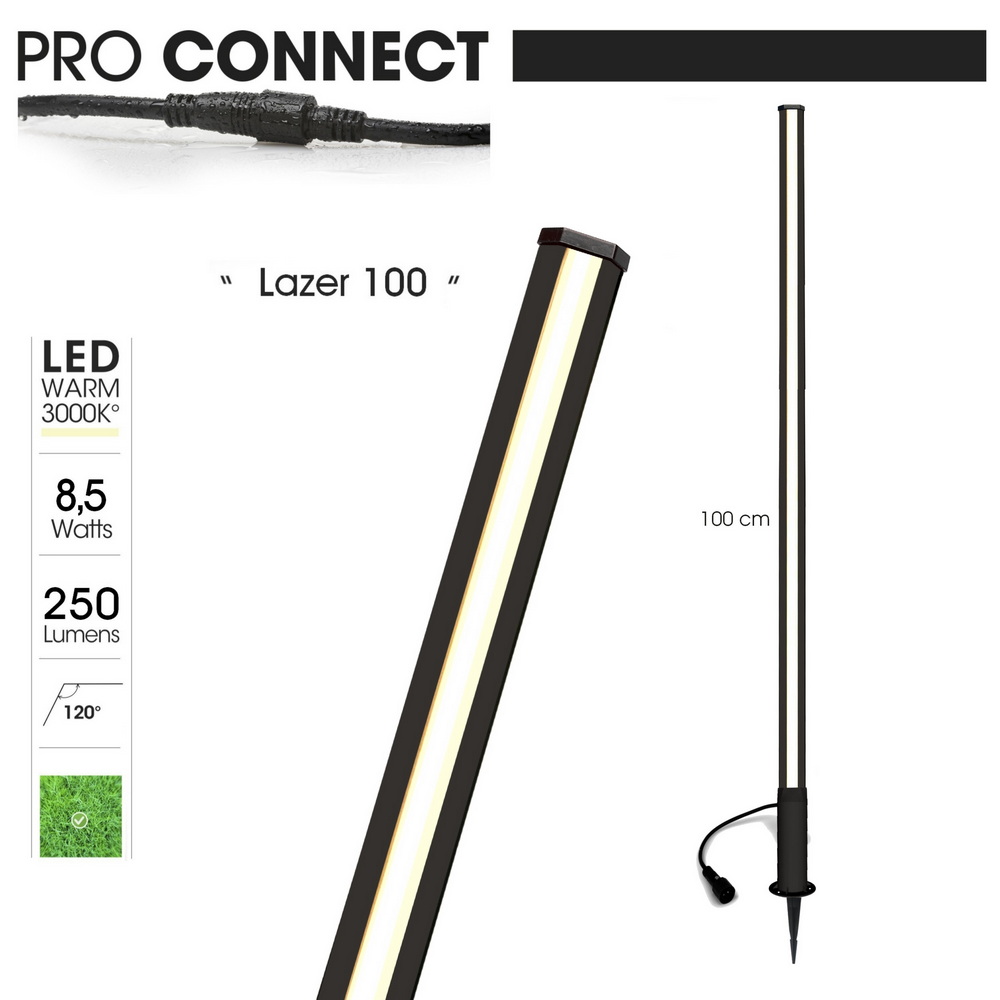 [4106] 4106 - Piquet de lumière indirecte - Ht 100 cm