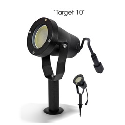[3416] Projecteur Noir Alu TARGET10 - 4W - 3000°K