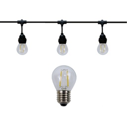 [8602-G42] 8602-G42 - Guirl. 1,5m 2xE27/G45 Fil 3000K
