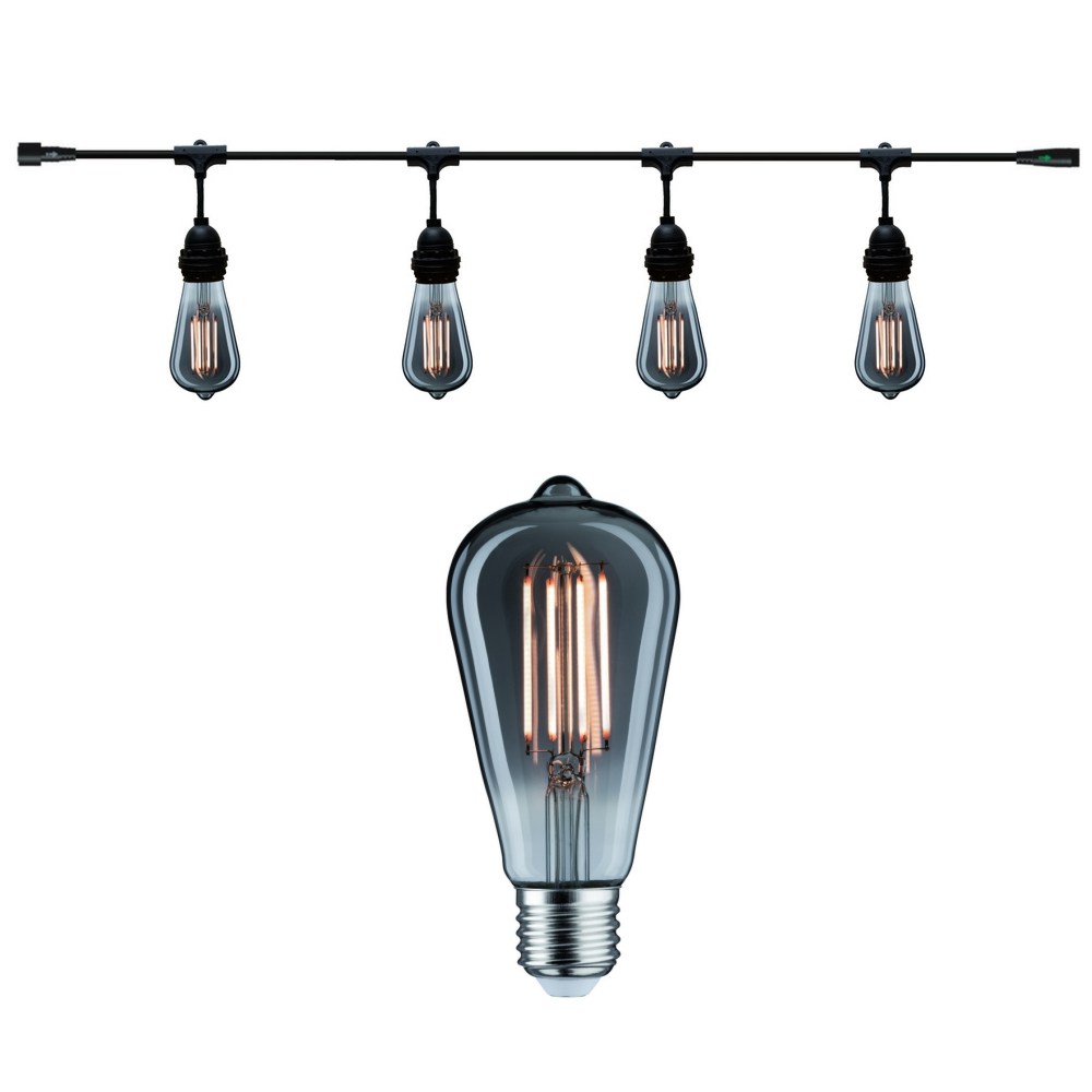 [8606-C721] 8606-C721 - Guirlande (Extension) 6m 8xE27/ST64 Fil 2100K