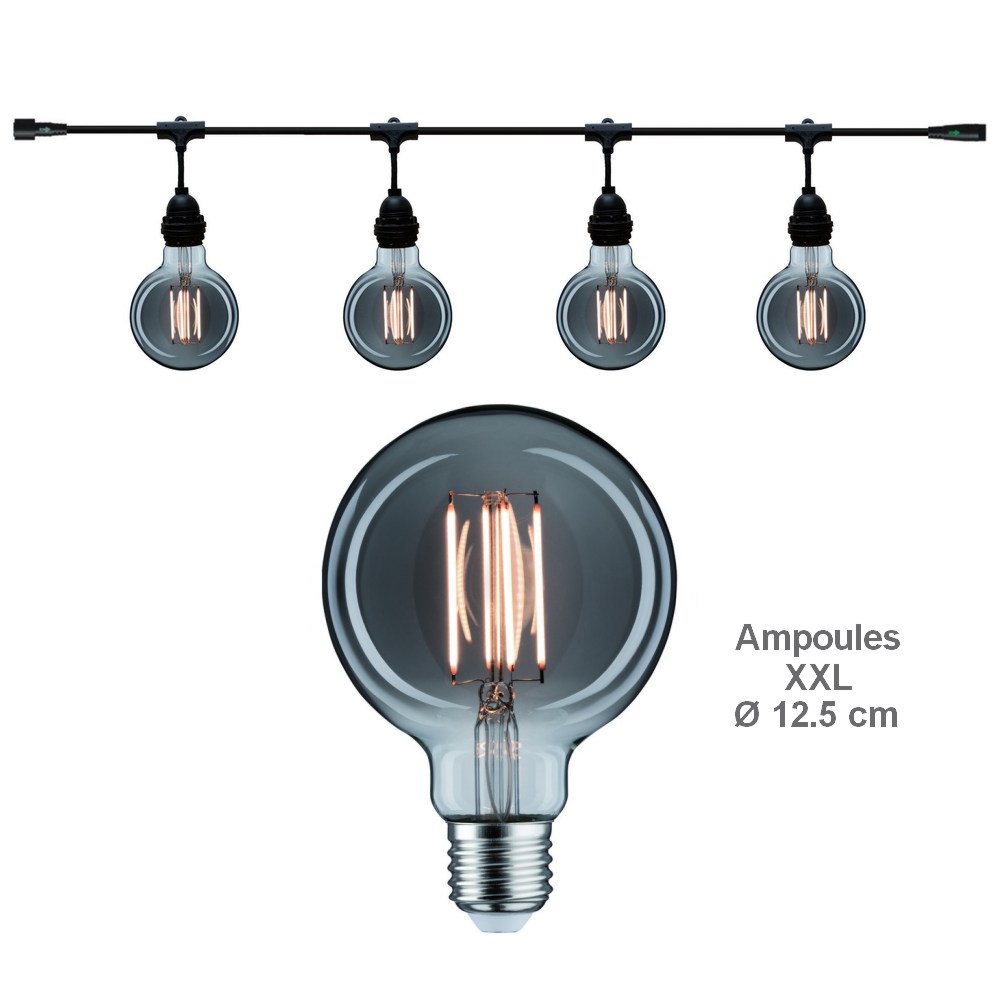 [8603-C921] 8603-C921 - Guirlande (Extension) 3m 4xE27/G125 Fil 2100K