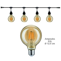 [8603-C922] Guirlande 3m OLD STORY (Ampoules Vintage) 4xE27/G125 LED 4,5W - 2200K