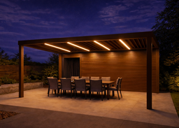 [1026] 1024 - Pergola / Carport-Bausatz 4 x 2,5 m